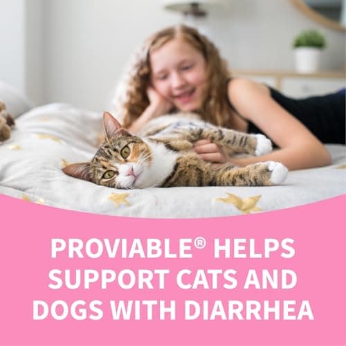 Nutramax Proviable Probiotics for Dogs and Cats, Daily Digestive Health Supplement with Multiple Strains of Bacteria, Cat and Dog Probiotics Plus Prebiotics, 30 Capsules — view 8