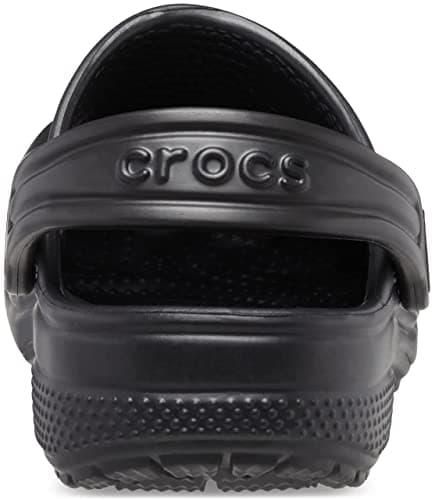 Crocs Unisex-Child Classic Clogs, Black, 8 Toddler — view 2