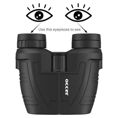 Occer 12x25 Compact Binoculars for Adults and Kids, Large Eyepiece Waterproof Binocular with Low Light Vision,High Powered Easy Focus Binoculars for Bird Watching,Outdoor Hunting,Travel,Sightseeing — view 8