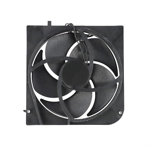 Internal Cooling Fan Replacement for XBOX Series S 5 Blades Intercooler Supports Console Cooling Reduces CPU Heat ABS Material Easy Install Stable 4 Pin Power Connector Fits Black — view 2