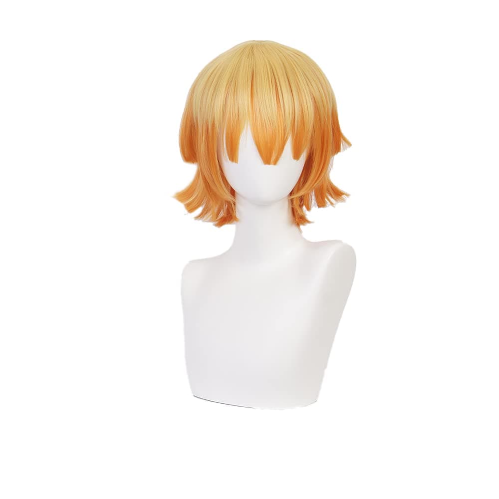 OSIAS Peluca de Cosplay de Agatsuma Zenitsu para Hombre y Niño