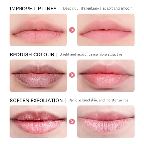 Sleeping lip mask, Nourish & Hydrate Lip Mask With Vitamin C, Antioxidants, Lip Balm, Lip Skin Care, Improve Lip Color, Reduce Lip Lines — view 4