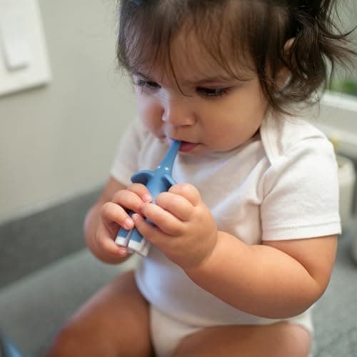 Dr. Brown's™ Infant-to-Toddler Toothbrush, Elephant, Blue, 0-3 years — view 6
