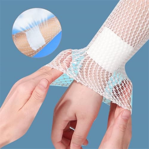 Tubular Stretch Gauze Bandage 1 in × 7.7 yd Elastic Retainer Fix Net Wound Dressing Without The Use of Adhesive Tape for Arms Calves — view 4