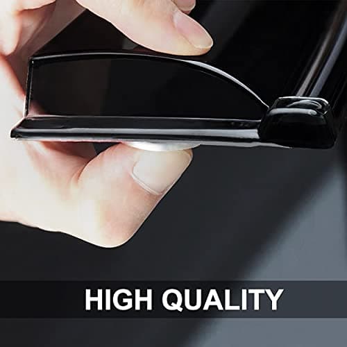 Deebior Original Side Window Visors Rain Guards for 2008-2020 Dodge Grand Caravan&2008-2016 Chrysler Town & Country, 4pcs Out-Channel Tape-On Nice Wind Deflector Set 94251 — view 8