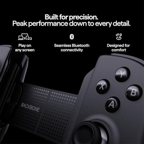 BACKBONE Pro Gaming Controller for iPhone 15/16/17 & Android, USB-C/Bluetooth Controller, Stream Xbox, Play Call of Duty, PlayStation via iOS Remote Play — view 4