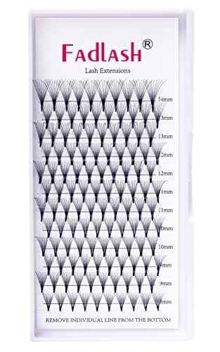 Premade Lash Fans 10D 0.07 Volume Lash Extensions Soft Individual Lashes Premade Fans Eyelash Extensions Russian Pre Fan Lash Extensions (10D-0.07-D, 8-14mm) — view 6