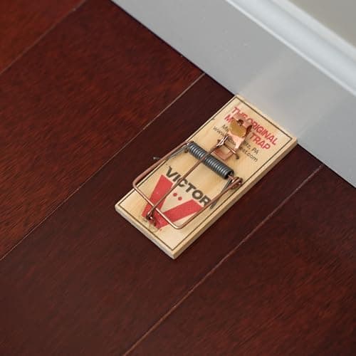 Victor Metal Pedal Mouse Traps, 12-Pack, Reusable Wooden Snap Traps — view 9