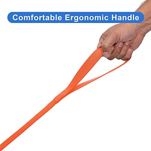 Pawtitas Solid Dog Leash Puppy Training Lead Orange 2-XSmall or Cats Daily Use Outdoor Control Laisse Solide Pour Chien Chiot Chat Orange 1.8 m — view 3