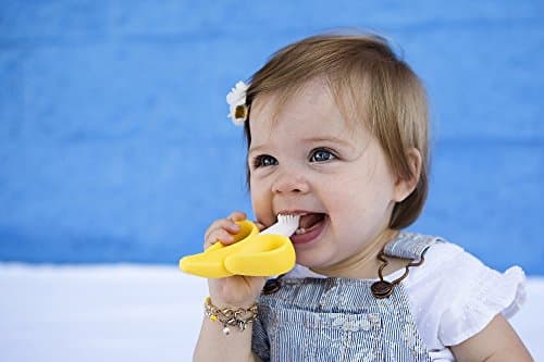 Baby Banana The Original, Banana Brush, Made in USA, Toddler Toothbrush, Family-Owned Business — view 4
