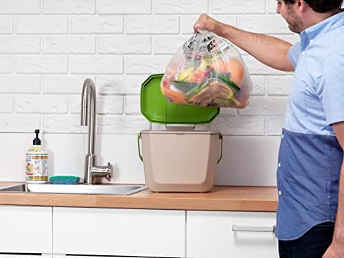 Glad 100% Compostable Bags - Small 10 Litres - Lemon scent 100 Compost Bags — view 9