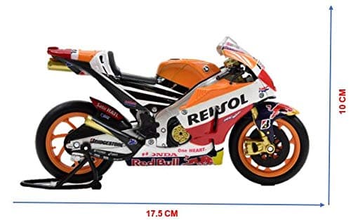 Honda RC213V Motorcycle #93 Marc Marquez Repsol Honda Team MotoGP (2015) 1/12 Diecast Model by New Ray — view 6