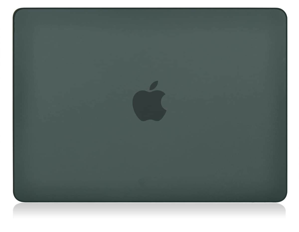 UESWILL Case Compatible with MacBook Pro 14 inch M5 M4 M3 M2 M1 Pro Max Chip & Touch ID, 2026 2025 2024 2023 2022 2021 Release, Smooth Matte Hard Shell Cover + Microfiber Cloth, Midnight Green — view 3