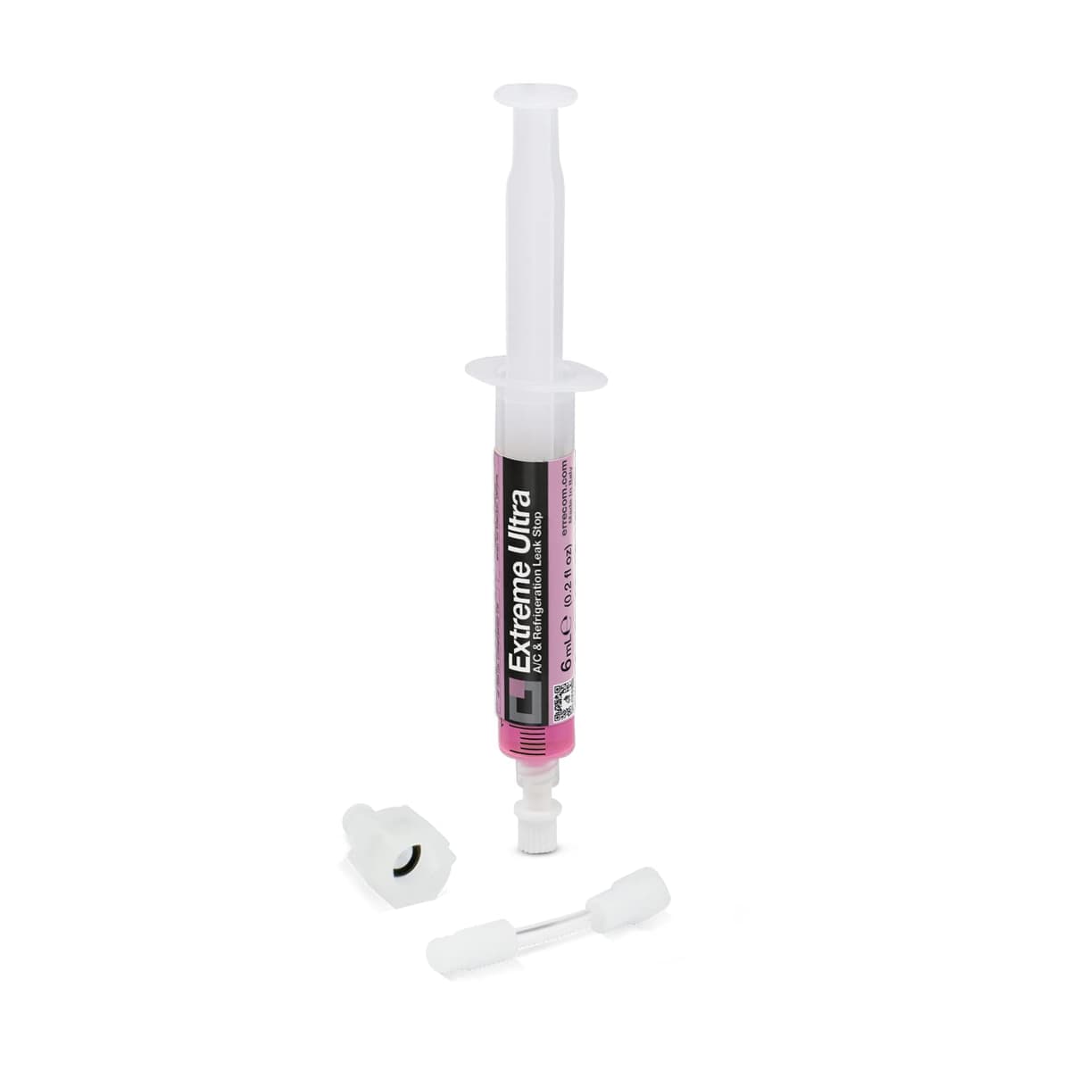 Errecom Extreme Ultra - 6 ml, Sellador de Fugas para Sistemas de Aire Acondicionado de Automóviles, incluye el adaptador para válvulas de carga lato baja presión gas R134a — view 2