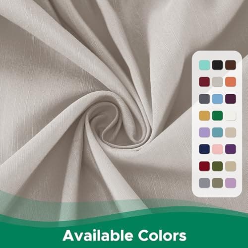 Biscaynebay Wrap Around Bed Skirts for King & Cal King Beds Short Drop of 12", Camel Grey Adjustable Elastic Dust Ruffles Easy Fit Wrinkle Resistant Silky Luxurious Fabric Machine Washable — view 5