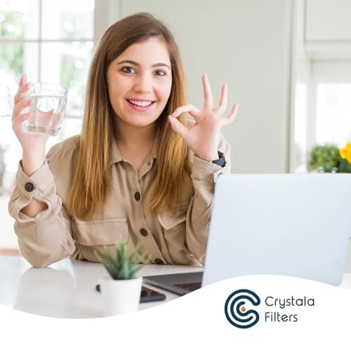 Crystala Filters Water Filter Compatible with XWFE (Built-in CHIP), Replacement for GE XWFE, XWF Refrigerator Water Filter Pack of 1 — view 7