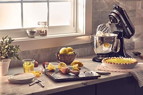 KitchenAid Artisan Series 5 Quart Tilt Head Stand Mixer with Pouring Shield KSM150PS, Onyx Black — view 7