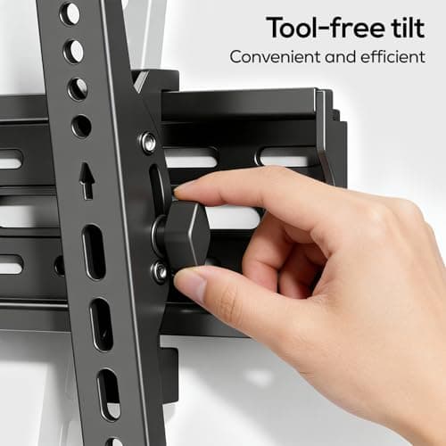 UL Listed Tilting Low Profile TV Wall Mount - Holds Most 26-60 Inch TVs Up to 99 lbs, Quick Release Lock, Max VESA 400x400mm, Fits 8''-16'' Studs - by USX STAR — view 6