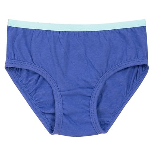 Fruit of the Loom Girls' Tag Free Cotton Brief Underwear Multipacks, Brief-20 Pack-White/Stripes/Animal Print, 10 — view 2