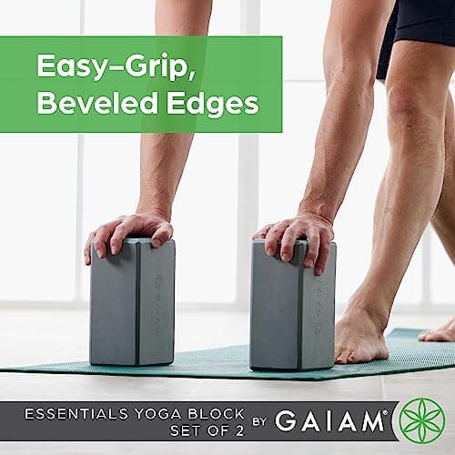 Gaiam Yoga Block - Supportive Latex-Free Eva Foam - Soft Non-Slip Surface with Beveled Edges for Yoga, Pilates, Meditation - Yoga Accessories for Stability, Balance, Deepen Stretches — view 4