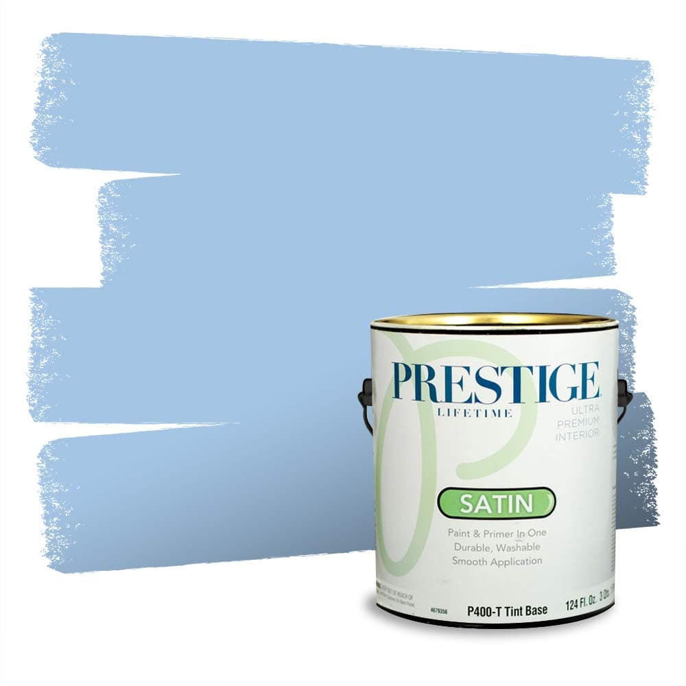 PRESTIGE Paints Interior Paint and Primer In One, 1-Gallon, Semi-Gloss, Comparable Match of Valspar* Dewdrop* — view 1222