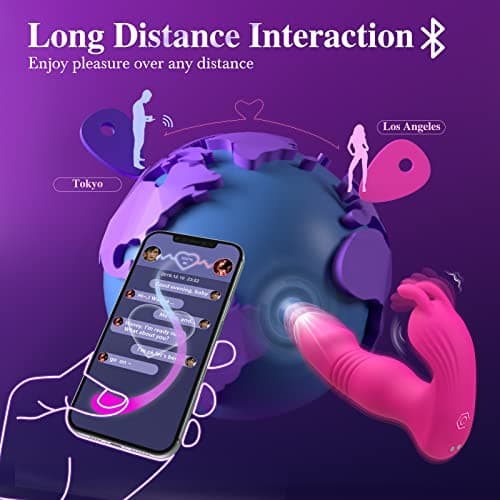 Adult Sex Toys Women Sex Toy - 3IN1 Wearable Vibrator Adult Toys with 9 Vibrating Rabbit Ears & 9 Thrusting Dildo Clitoral Dildos G Spot Vibrators Couples Sex Machine — view 4