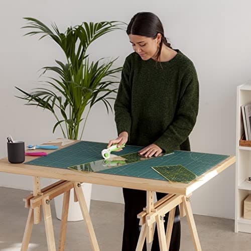 Elan Cutting Mat A1 Green, Large Self Healing Cutting Mat 24 x 36 Inch, 5-Ply Craft Board Green, Hobby Board for Crafts 24x36 Inch — view 5