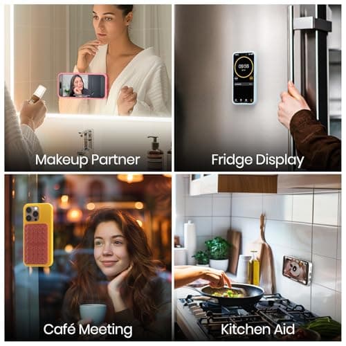 Klearlook Silicone Suction Cup Phone Case Mount Double Sided, Silicon Sticky Phone Grip with Higher Suction for Cell Phone, Hands-Free Phone Accessories Holder for Selfies and Videos, Lavender — view 4