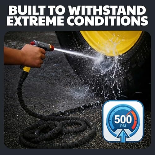 XHOSE PRO Expandable Garden Hose 100ft Water Hose with Brass Fittings, Flexible, Expanding and Retractable, Lightweight 100 Ft Hose, Tuyau Arrosage - 2026 Model — view 5