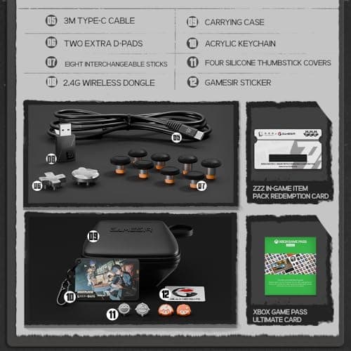 GameSir G7 Pro Wireless XBOX Controller,TMR Sticks,Windows,Trigger Stops — view 3