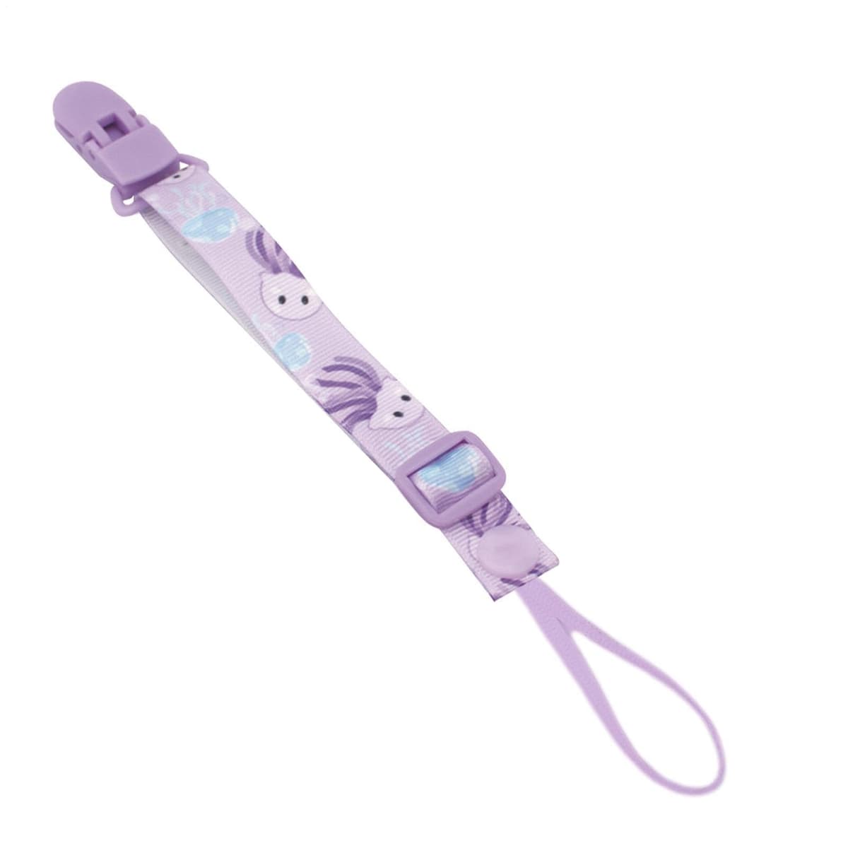 Pacifier Clip - Soother Holder with Silicone Beads | BPA Free, Adjustable Strap for Teethers, Pacifiers Toys, Safe Stylish Accessory for Adjustable and Versatile Strap