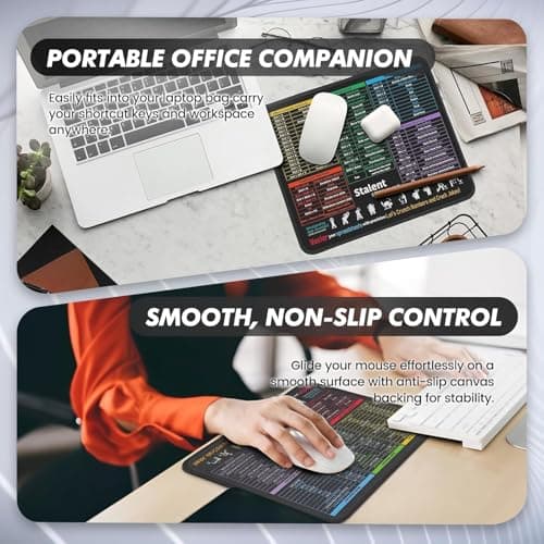 Stalent Mouse Pad for Excel/Word/PowerPoint/Windows Shortcuts — view 2