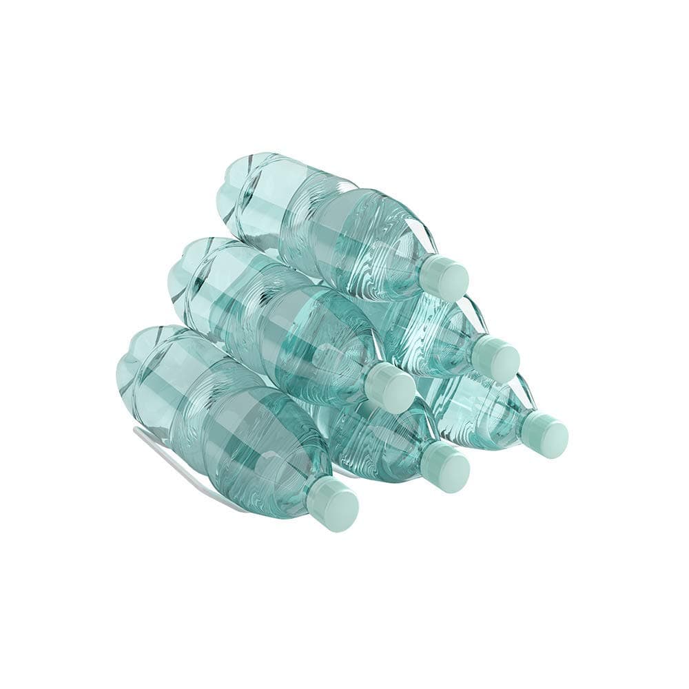 Metaltex - Botellero apilable, 6 Unidades, Blanco, 14 x 31 x 3 cm — view 4