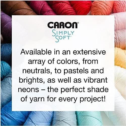 Caron Simply Soft Feathered Gray Yarn - 3 Pack of 170g/6oz - Acrylic - 4 Medium (Worsted) - 315 Yards - Knitting/Crochet — view 4