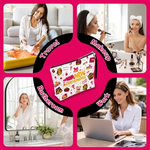 Repnalm Merch Makeup Bag Merchandise Gifts for Fans Cosmetic Bag for Women — view 4