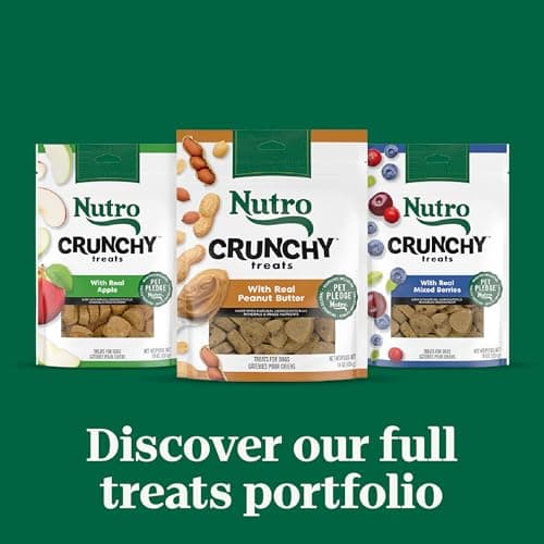 Nutro Crunchy Dog Treats with Real Apple, Training Treats for Dogs, 10 oz. Bag — view 9