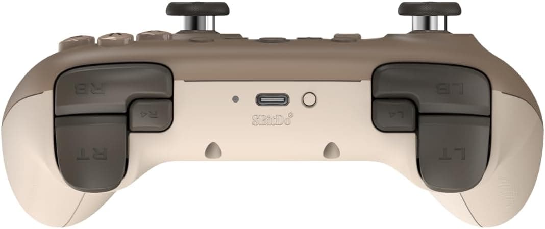 8Bitdo Ultimate 2C Wireless Controller for Windows PC and Android, with 1000Hz Polling Rate, Hall Effect Joysticks and Hall Triggers, and Remappable L4/R4 Bumpers, Turbo Function (Brownie) 2.4G Blue — view 5