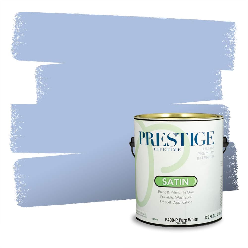 PRESTIGE Paints Interior Paint and Primer In One, 1-Gallon, Semi-Gloss, Comparable Match of Valspar* Dewdrop* — view 440