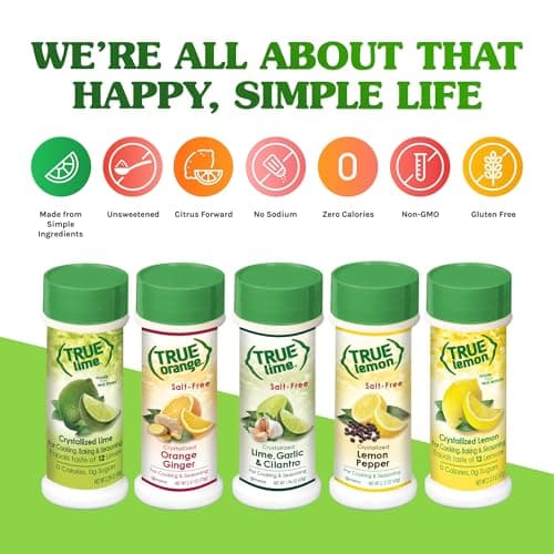 True Lime Shaker Lime Powder Seasoning, 65 g (2-Pack), Unsweetened, Zero Calories, No Sodium, for Cooking, Baking & Seasoning — view 2