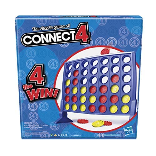 Hasbro Gaming Connect 4 Classic Grid, 4 in a Row Game, Strategy Board Games for Kids, 2 Players for Family and Kids, Easter Gifts for Boys and Girls, Ages 6+ — view 2