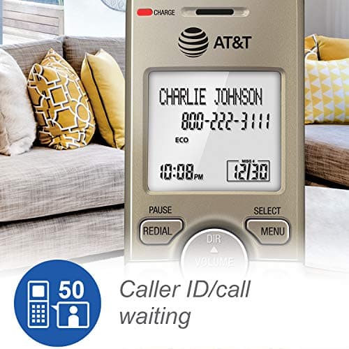 AT&T EL52303 3-Handsets Cordless Phone System with Answering System, Caller ID/Call Waiting - DECT 6.0 - Upto 14 Minutes Recording Time — view 5