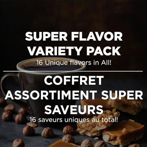 Maud's Super Flavored Coffee Pods Variety Pack, 80 ct, 16 Assorted Flavors, Medium Roast Flavored Coffee in Single Serve Pods – 100% Arabica Beans, Compatible with Keurig K Cups Maker — view 4