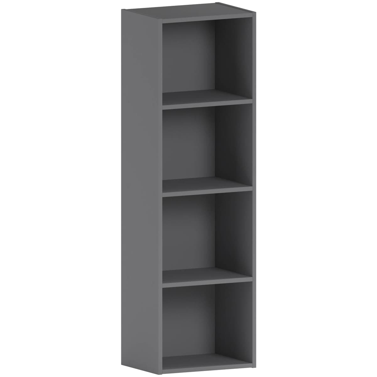 Vida Designs Oxford 3 Tier Cube Bookcase, White Wooden Shelving Display Storage Unit Office Living Room Furniture — view 21