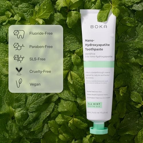 Boka Toothpaste - Fluoride Free Toothpaste, Nano Hydroxyapatite Toothpaste — view 2
