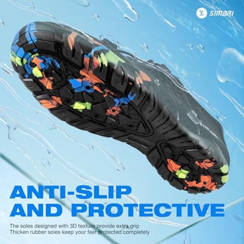 SIMARI Water Shoes for Women Men - Barefoot Quick-Dry Aqua Socks | Lightweight Swim Shoes for Surfing, Swimming, Beach Sports, Kayaking, Diving | Non-Slip Design — view 4