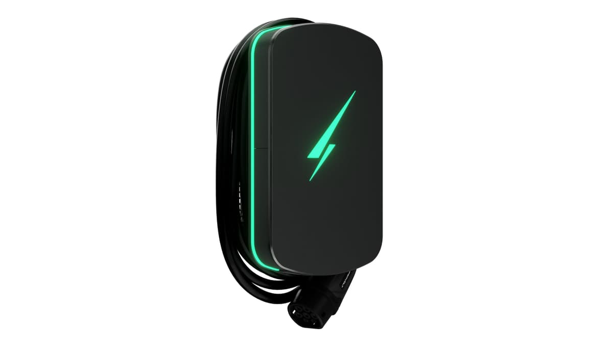 Hypervolt Home 3 Pro 7kW Smart EV Charger | Type 2 Tethered Cable | Solar Compatible | App Controlled | Works with Octopus & OVO | Home Electric Car Charger UK (Space Grey, 7.5 Metres) — view 2