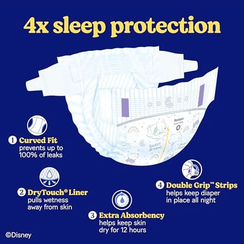 Huggies Overnites Size 5 Overnight Diapers (27+ lbs), 50 Ct, Packaging May Vary — view 7
