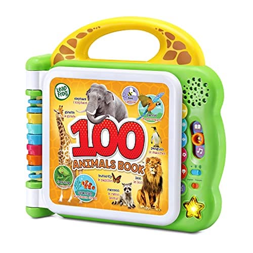 LeapFrog 100 Animals Book (Bilingual - English/French)