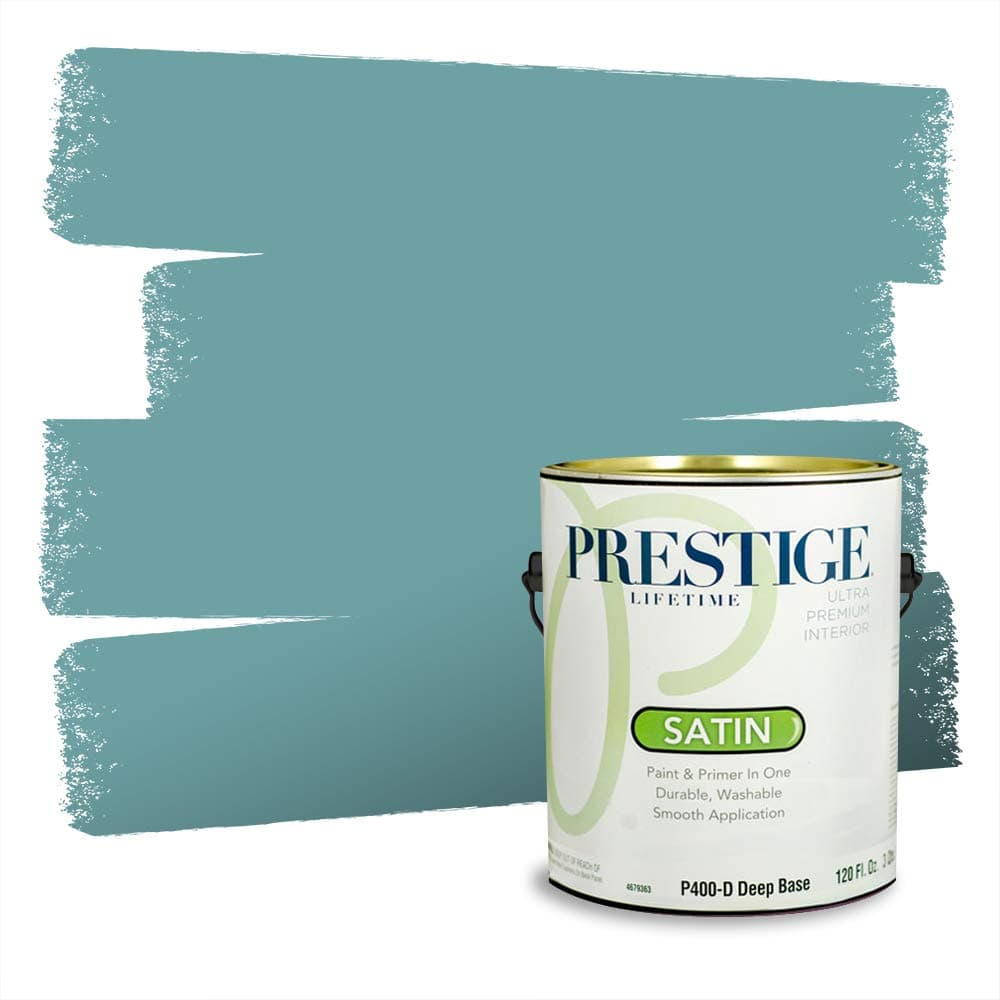 PRESTIGE Paints Interior Paint and Primer In One, 1-Gallon, Semi-Gloss, Comparable Match of Valspar* Dewdrop* — view 279