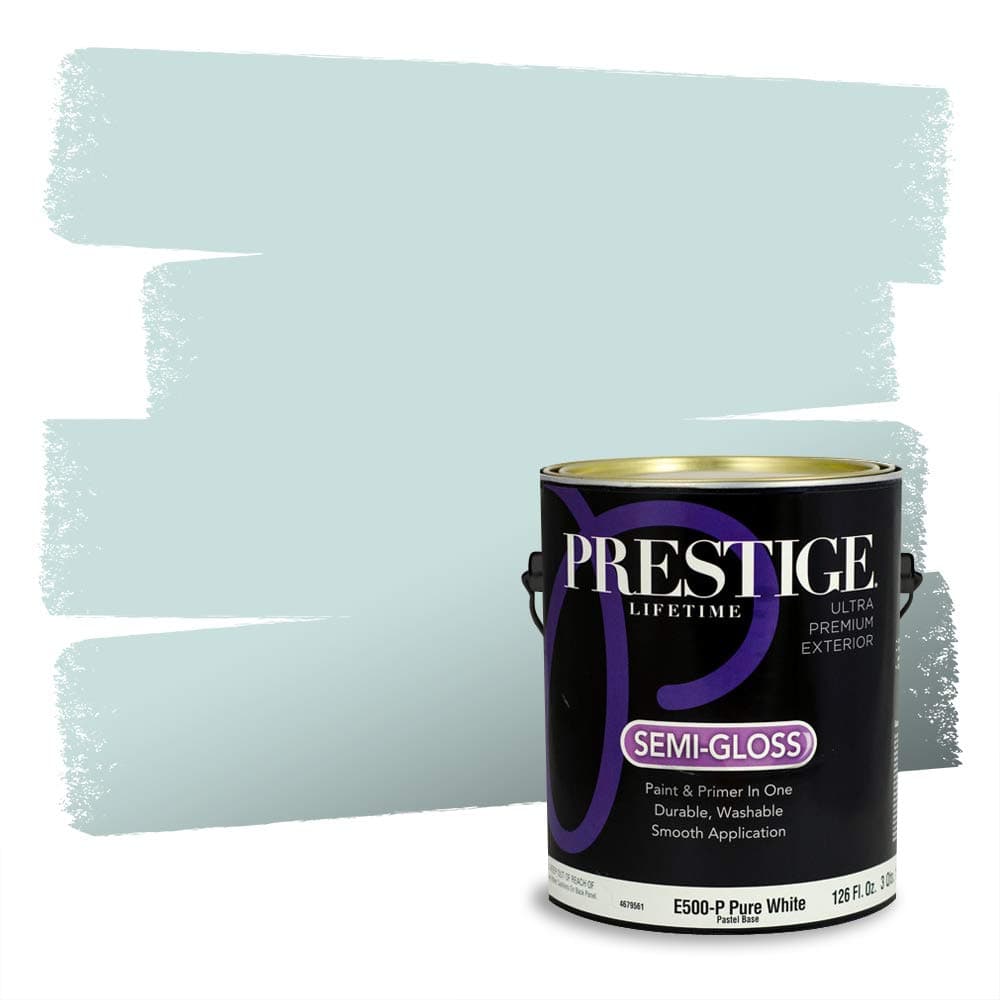 PRESTIGE Paints Interior Paint and Primer In One, 1-Gallon, Semi-Gloss, Comparable Match of Valspar* Dewdrop* — view 1607